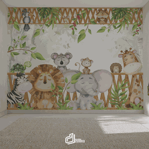 Painel Safari Aquarela-md01