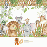 Painel Safari Aquarela-md01 - 2