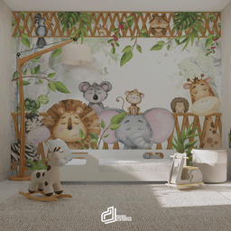Painel Safari Aquarela-md01 - 3