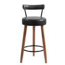 Ver imagem 5 de Kit 2 Banquetas Madeira Maciça Couro Sintético Napoles