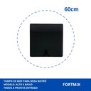 Ver imagem 2 de Tampo para Mesa Bistrô Gourmet 60cm - Preto:quadrado
