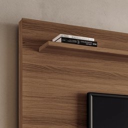 Estante Home Theater Bold Castanho/off White para Tv até 65” - Hb Móveis - 3 Estante Home Theater Bold Castanho/off White para Tv até 65” - Hb Móveis - 3