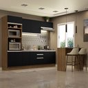 Ver imagem 1 de Cozinha 315002 com Armário, Balcão e Bancada Rustic/preto