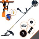 Ver imagem 1 de Roçadeira Multifuncional Anmax Cg430b À Gasolina 43cc 1,7hp 12.000rpm C/ 4 Opções de Corte