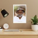 Ver imagem 1 de Quadro Pai Benedito de Aruanda 33x24cm - com Vidro:moldura Preta