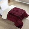 Edredom Solteiro Coberdrom Sherpa/mantinha Everest 1 Peça - Vinho Bia Enxovais Coberdrom Everest - 1