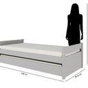 Ver imagem 7 de Bicama 90x190cm em Madeira Maciça Double Yescasa