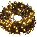 Ver imagem 1 de Cordão 300 Leds Fixo 30m Branco Quente Fio Verde Bivolt