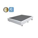 Ver imagem 1 de Cama Base Box Casal Sintético Branco 27x138x188 Rosana Colchões