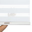 Ver imagem 4 de Persiana Rolo Zebra Standard 1,00 X 2,50 Branco Double Vision
