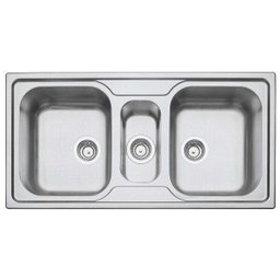 Cuba de Sobrepor para Cozinha Tramontina Marea 2.5C 34 sem Furo para Torneira - 1