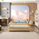 Ver imagem 4 de Cama Infantil Casal Montessoriano Wave com Rattan Casatema MadeiraOriginals Bege/Marrom/Verde