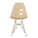 Ver imagem 2 de Kit 4 cadeiras Eames Eiffel DKR com base de metal cromado Incolor