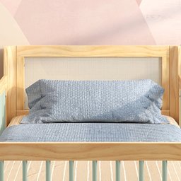 Cama Infantil Solteiro Montessoriano Wave com Rattan Casatema - 7