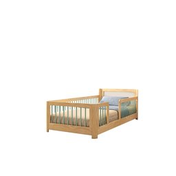 Cama Infantil Solteiro Montessoriano Wave com Rattan Casatema - 10