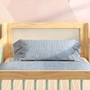 Ver imagem 7 de Cama Infantil Solteiro Montessoriano Wave com Rattan Casatema MadeiraOriginals Bege/Marrom/Verde