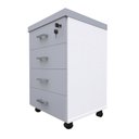 Ver imagem 7 de Gaveteiro Volante com 4 Gavetas para Escritório ou Home Office