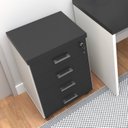 Ver imagem 4 de Gaveteiro Volante com 4 Gavetas para Escritório ou Home Office