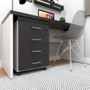 Ver imagem 2 de Gaveteiro Volante com 4 Gavetas para Escritório ou Home Office