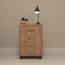 Ver imagem 6 de Gaveteiro Volante com 4 Gavetas para Escritório ou Home Office