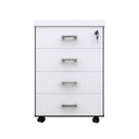 Ver imagem 6 de Gaveteiro Volante com 4 Gavetas para Escritório ou Home Office