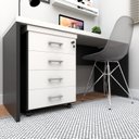 Ver imagem 2 de Gaveteiro Volante com 4 Gavetas para Escritório ou Home Office