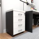 Ver imagem 3 de Gaveteiro Volante com 4 Gavetas para Escritório ou Home Office