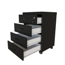 Ver imagem 5 de Gaveteiro Volante com 4 Gavetas para Escritório ou Home Office