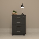 Ver imagem 6 de Gaveteiro Volante com 4 Gavetas para Escritório ou Home Office