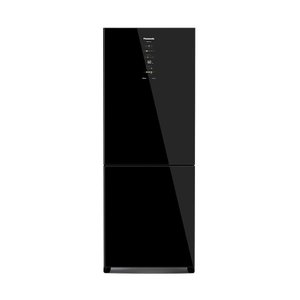 Geladeira Panasonic Bb65 Black Glass Inverse Frost Free 450l Inverter A+++ - Nr-bb65gvfb 220v