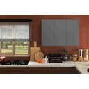 Ver imagem 1 de Armário Aéreo 3 Portas Suspenso para Quarto Cozinha Sala Rede Móveis