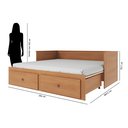 Ver imagem 6 de Bicama Palino 90x190cm em Madeira Maciça