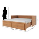 Ver imagem 6 de Bicama Palino 90x190cm em Madeira Maciça