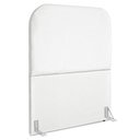 Ver imagem 1 de Cabeceira Solteiro 100 Cm com Frame Alana Suede Branco Artte