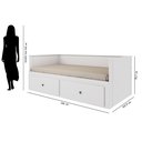 Ver imagem 4 de Bicama Palino 90x190cm em Madeira Maciça