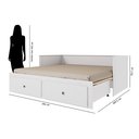 Ver imagem 4 de Bicama Palino 90x190cm em Madeira Maciça