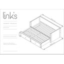 Ver imagem 7 de Bicama Palino 90x190cm em Madeira Maciça