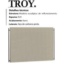Ver imagem 3 de Cabeceira Queen 160 cm Troy Veludo SL 940 Peer