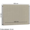 Ver imagem 4 de Cabeceira Queen 160 cm Troy Veludo SL 940 Peer