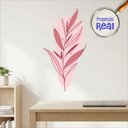Ver imagem 1 de Adesivo Floral Boho Rosa Estilo Nórdico 47x90 Minimalista Mod.03