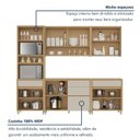Ver imagem 4 de Cozinha 5 Peças Condessa 10 Portas Torre Quente 100% MDF Bege/Carvalho Greige