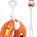 Ver mais imagens de Mangueira de Jardim 15m Metros Reforçada Chata + Suporte Alça Plástica Portátil Cinza + Torneira