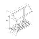 Ver imagem 4 de Mini Cama Infantil para Colchão 148x68 Multimóveis CR40093 Branca