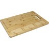Tábua de Corte 3 Reservatorios e Sulco Retangular Bambu 1x38x27cm - Home And Co - 1