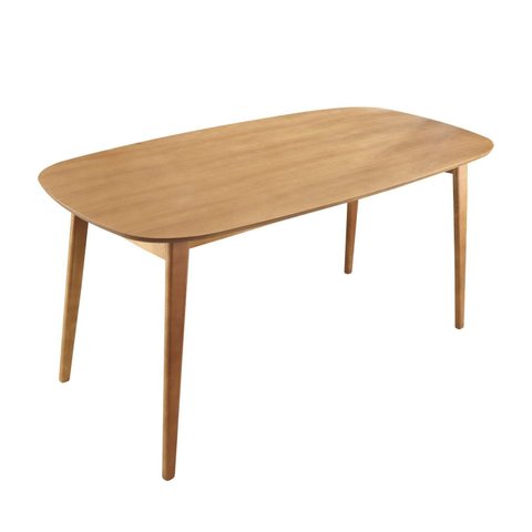 Mesa 160x80cm MDF Laminado Ceci Yescasa Marrom/Marromissimo