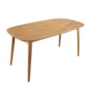 Ver imagem 1 de Mesa 160x80cm MDF Laminado Ceci Yescasa Marrom/Marromissimo