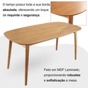 Ver imagem 5 de Mesa 160x80cm MDF Laminado Ceci Yescasa Marrom/Marromissimo
