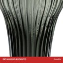 Ver imagem 7 de Vaso Decorativo de Vidro Fumê 28x17x17cm Enfeite Sala Mesa Estante Aparador