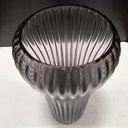 Ver imagem 6 de Vaso Decorativo de Vidro Fumê 28x17x17cm Enfeite Sala Mesa Estante Aparador