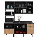Ver mais imagens de Armário de Cozinha Completa Modulada Reta 6 Peças 180cm Cz1203 Begônia Tecnomóbili